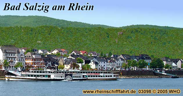 Rheinschifffahrt Bad Salzig Loreley Rundfahrten Boppard Mittelrheintal Kamp-Bornhofen 2025 2026	