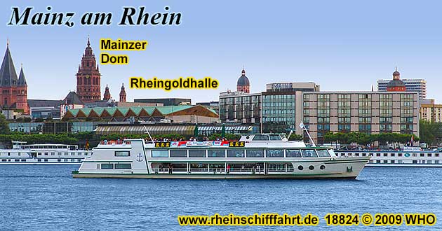 Rheinschifffahrt Mainz Wiesbaden Eltville Linienfahrt Erbach, Hattenheim, Ingelheim-Freiweinheim, Heidesheim-Heidenfahrt, Oestrich-Winkel, Geisenheim