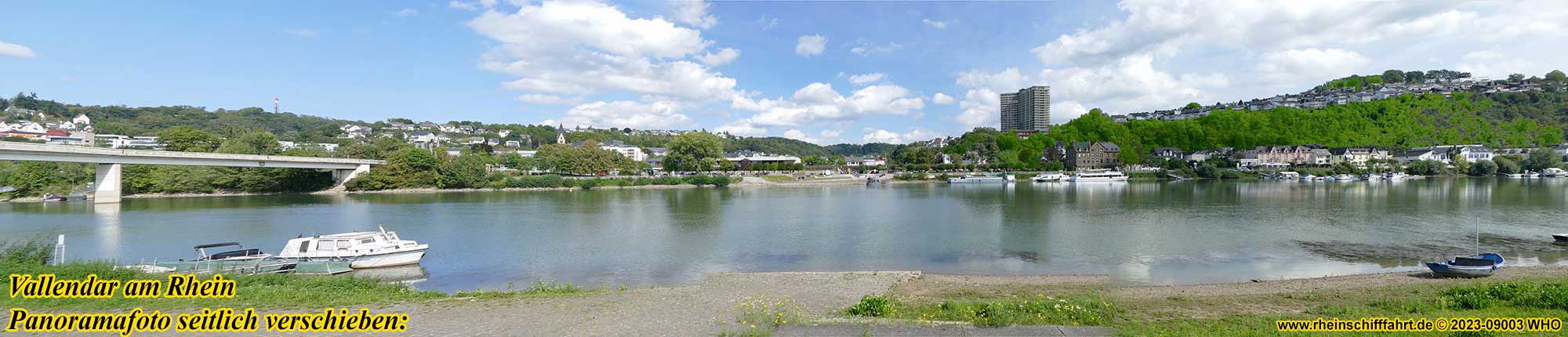 Rheinschifffahrt Vallendar, Schiffahrt Koblenz, Deutsches Eck, Festung Ehrenbreitstein, Stolzenfels