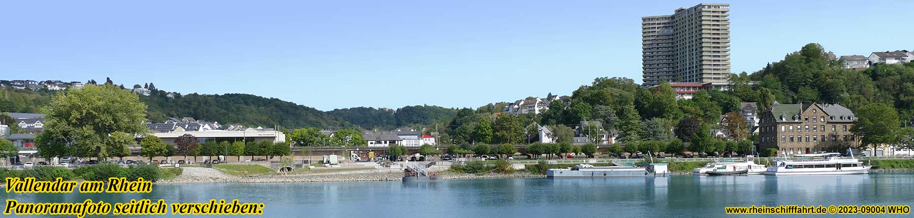 Rheinschifffahrt Vallendar, Schiffahrt Koblenz, Deutsches Eck, Festung Ehrenbreitstein, Stolzenfels