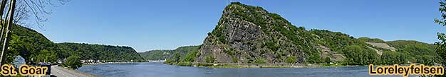 St. Goar am Rhein, Loreleyfelsen bei St. Goarshausen