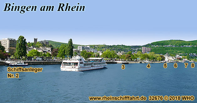 Rheinschifffahrt Bingen, Rüdesheim, Rheinschiffe Assmannshausen, Trechtingshausen, Burg Rheinstein, Niederheimbach, Lorch, Bacharach, Kaub, Oberwesel, Loreley, St. Goar, St. Goarshausen 2023 2024