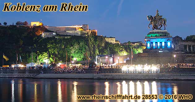 Rheinschifffahrt mit Partyevents bei Koblenz � Partyschifffahrt auf dem Rhein auf einem Eventschiff