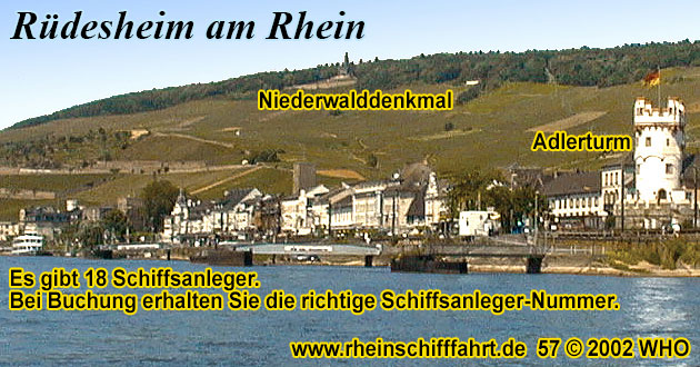 Rheinschifffahrt Rüdesheim, Bingen, Rheinschiffe Assmannshausen, Trechtingshausen, Burg Rheinstein, Niederheimbach, Lorch, Bacharach, Kaub, Oberwesel