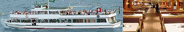 Inselrhein-Rundfahrt zwischen Rheingau und Rheinhessen zwischen Oestrich-Winkel bzw. Ingelheim-Freiweinheim und Eltville rund um die Naturschutzinsel Mariannenaue